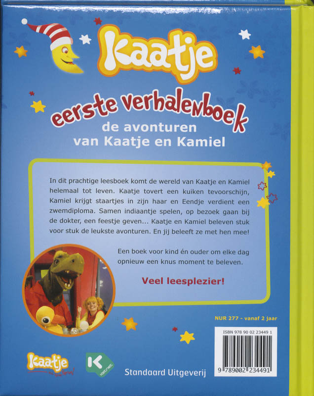 Achterkant van Kaatje eerste verhalenboek
