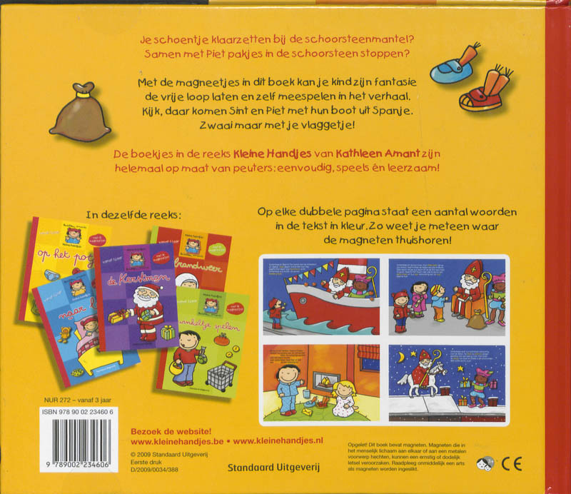 Achterkant van Sinterklaas