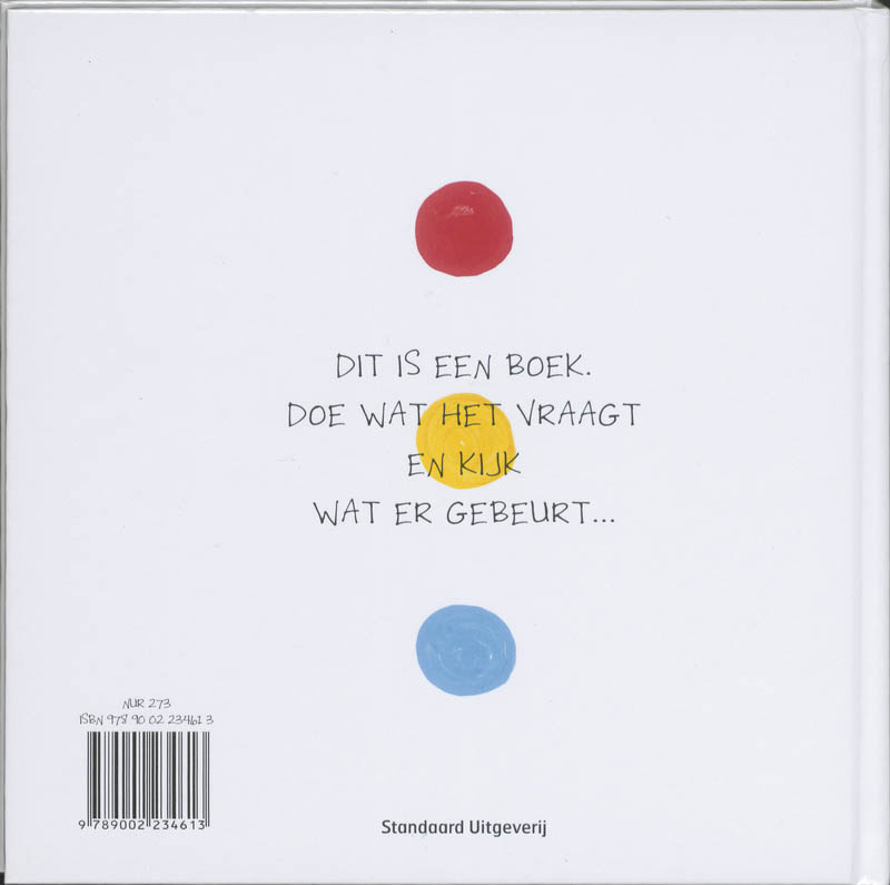 Achterkant van Een boek