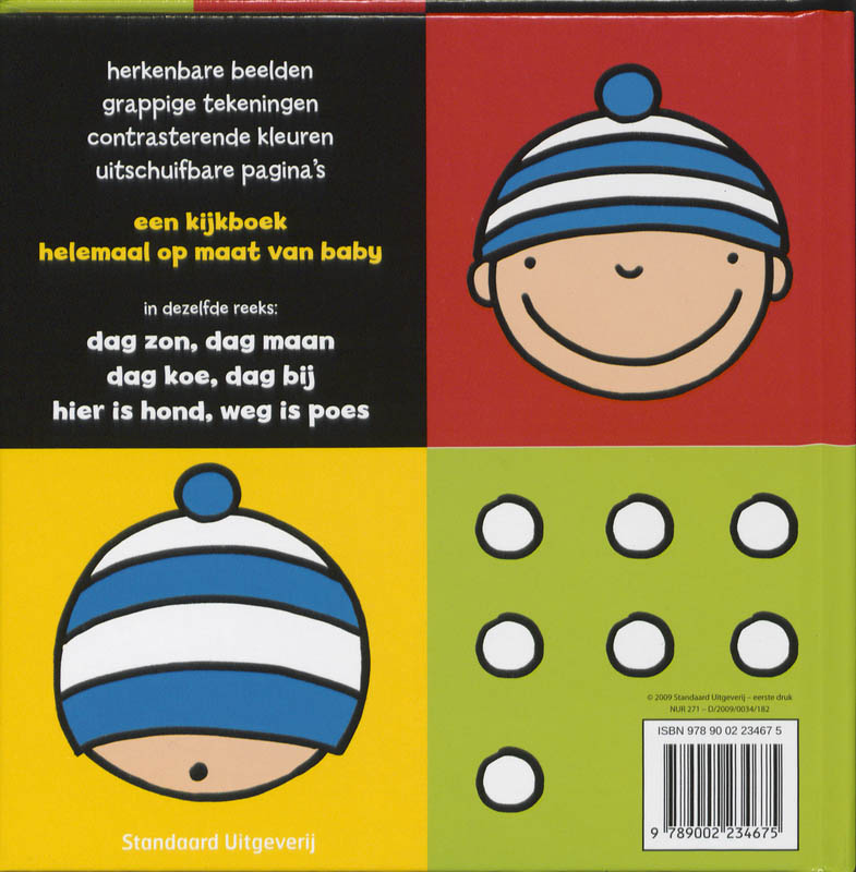 Achterkant van Bordje leeg, buikje vol