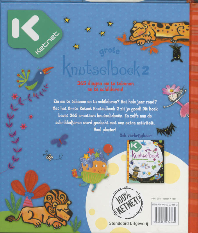 Achterkant van Het grote ketnet knutselboek 2