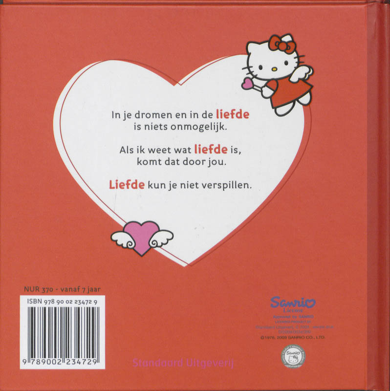 Achterkant van Liefde is ...