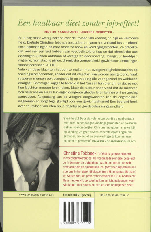 Achterkant van Eet wat bij je past