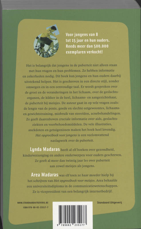 Achterkant van Het opgroeiboek voor jongens