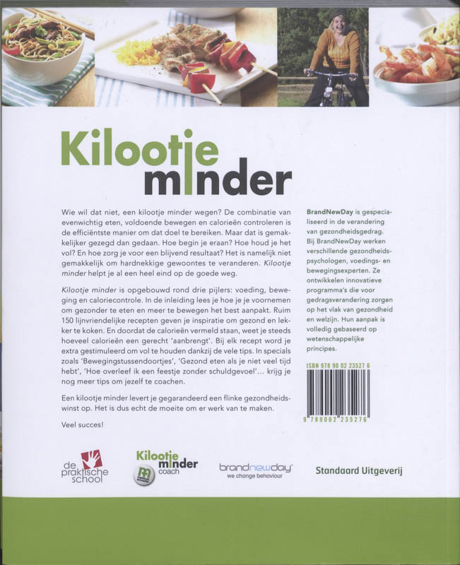 Achterkant van Kilootje minder