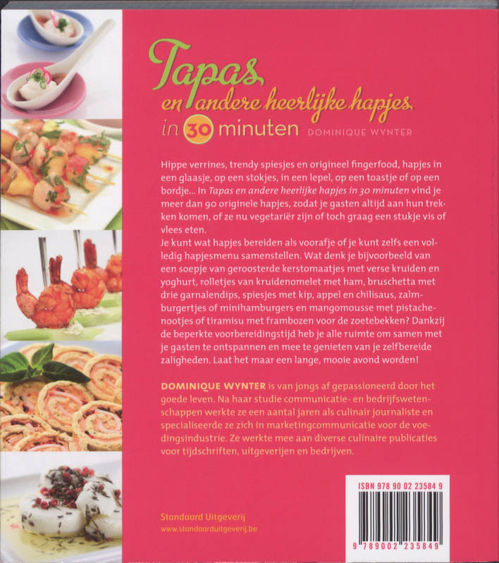 Achterkant van Tapas en andere heerlijke hapjes in 30 minuten