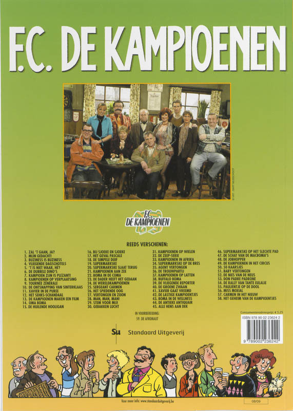 Achterkant van Het geheim van de kampioentjes