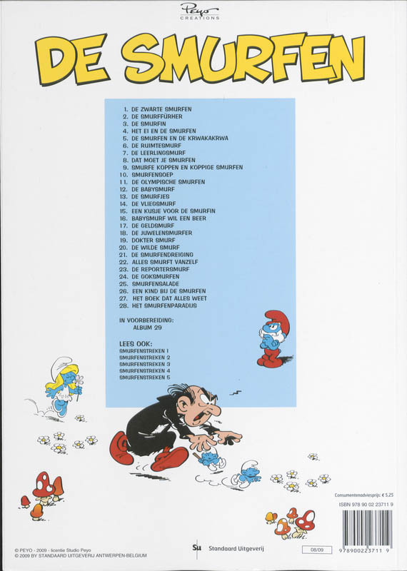 Achterkant van Het Smurfenparadijs