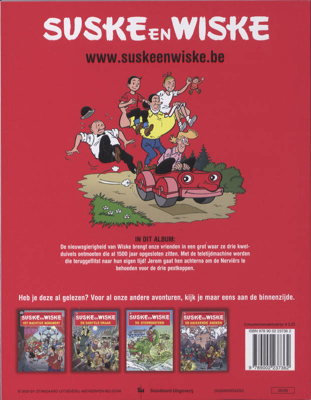 Achterkant van De Nerveuze Nerviers