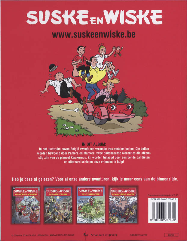 Achterkant van De kwakstralen