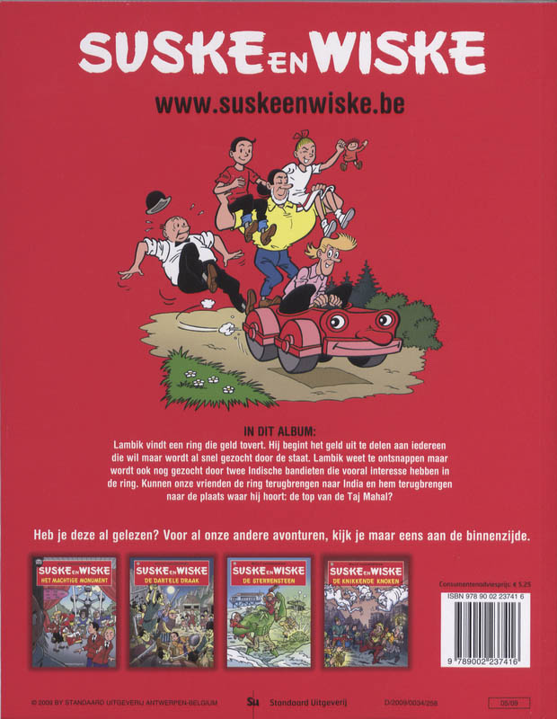 Achterkant van De wilde weldoener