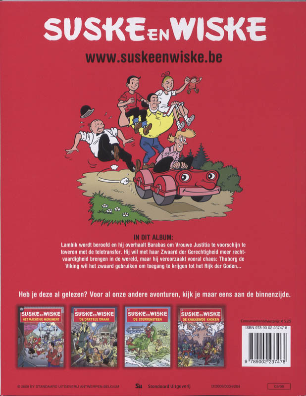 Achterkant van De vinnige viking