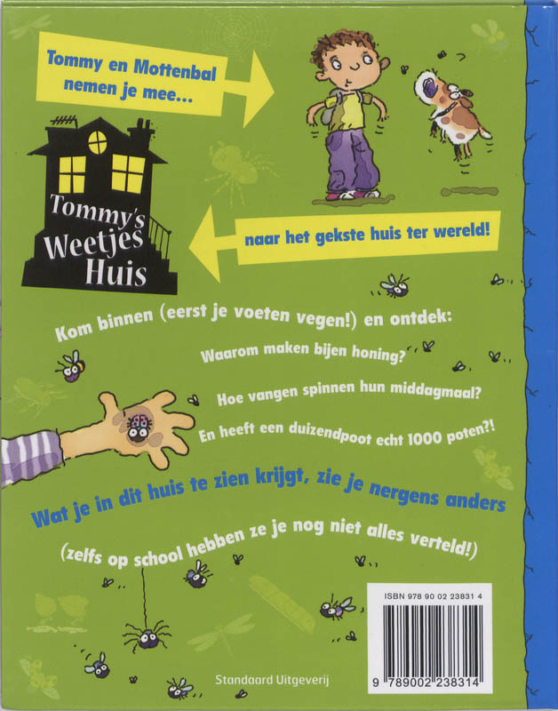 Achterkant van Tommy's weetjeshuis Kriebeldiertjes