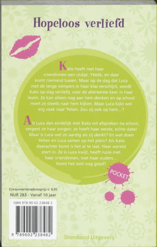 Achterkant van Hopeloos verliefd