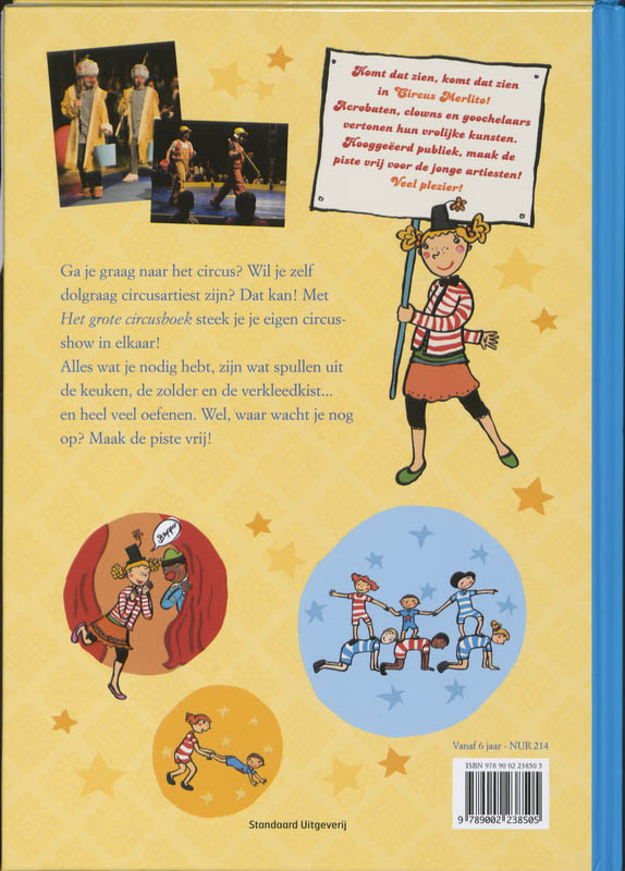 Achterkant van Het grote circusboek