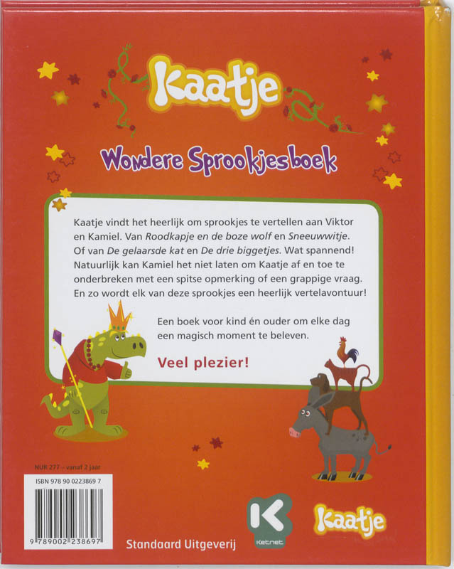 Achterkant van Wondere sprookjesboek