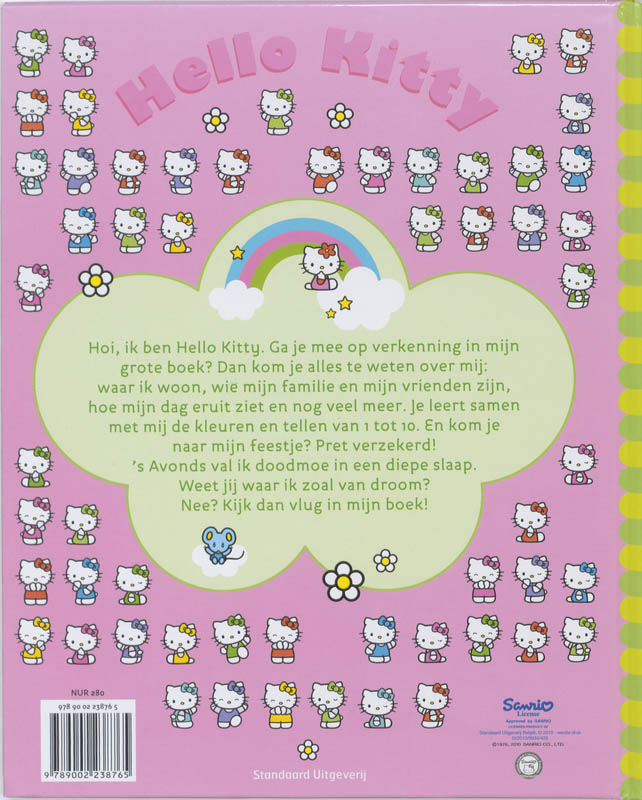 Achterkant van Het grote boek van Hello kitty