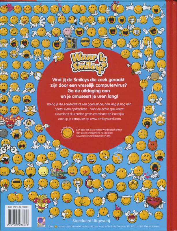 Achterkant van Waar is Smiley?
