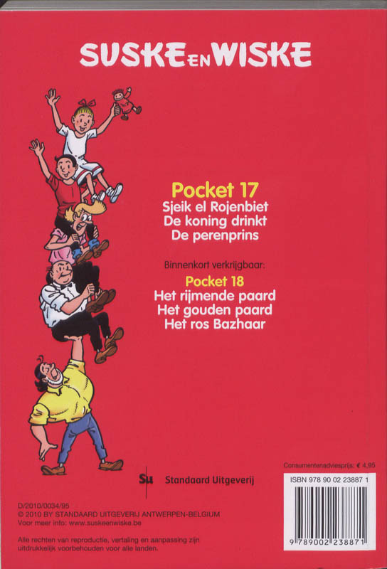 Achterkant van Suske en Wiske