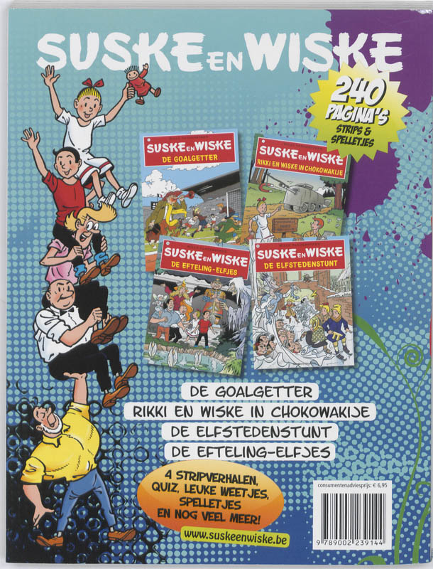 Achterkant van Vakantieboek