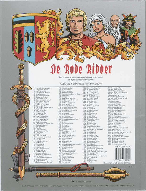 Achterkant van De verborgen vesting