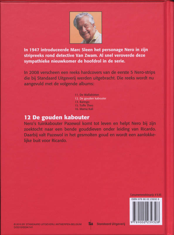 Achterkant van De gouden kabouter