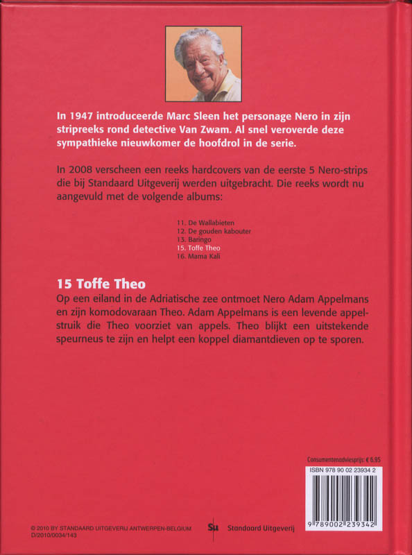 Achterkant van Toffe Theo