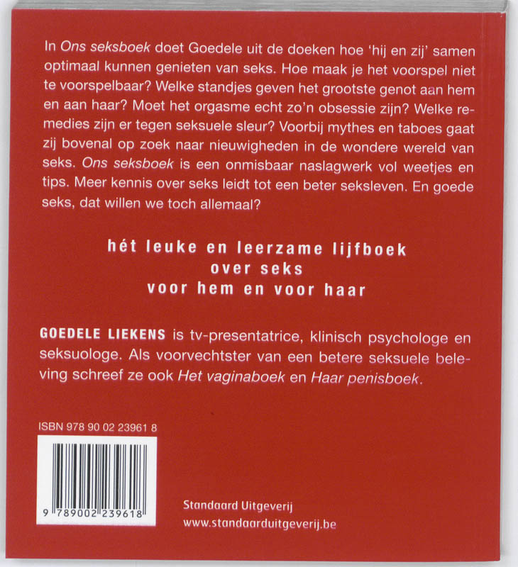 Achterkant van Ons seksboek