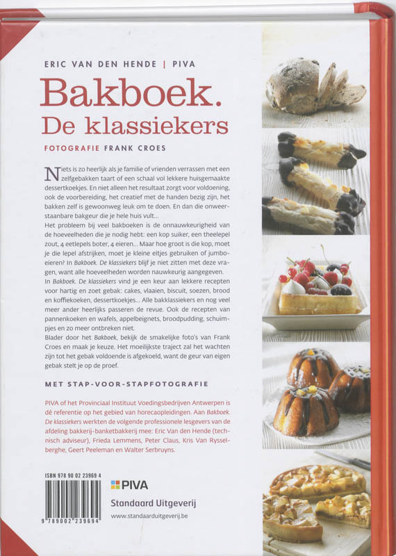 Achterkant van Bakboek