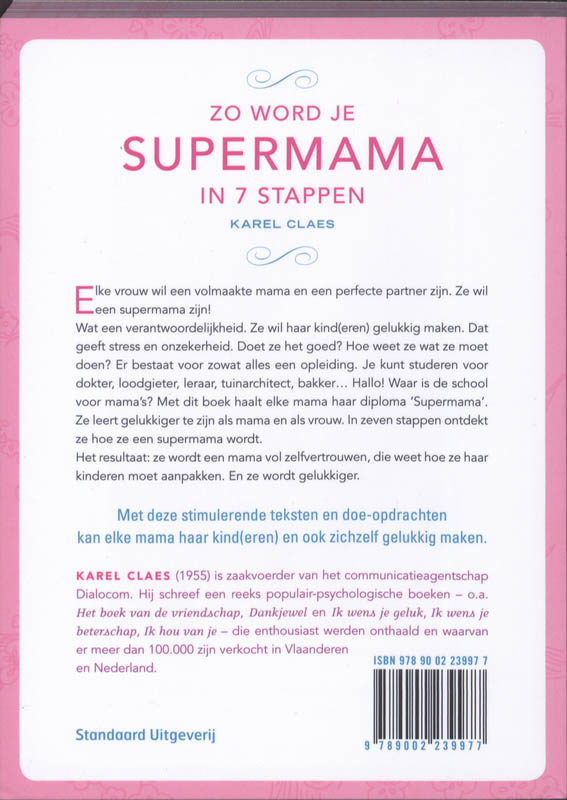 Achterkant van Zo word je supermama