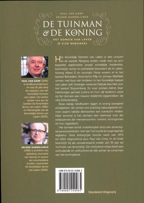 Achterkant van De tuinman & de koning