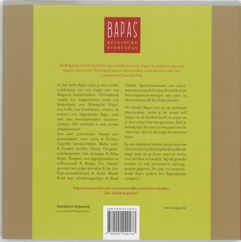 Achterkant van Bapas