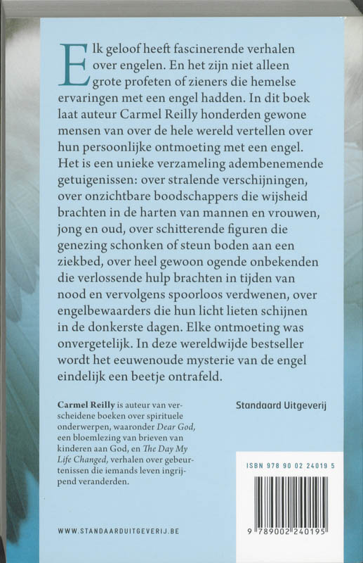 Achterkant van Wandelen met engelen
