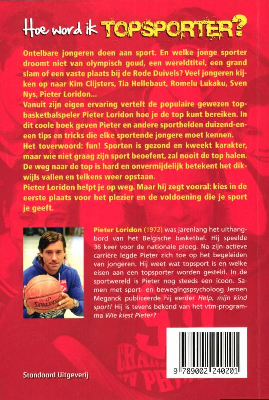 Achterkant van Hoe word ik topsporter?