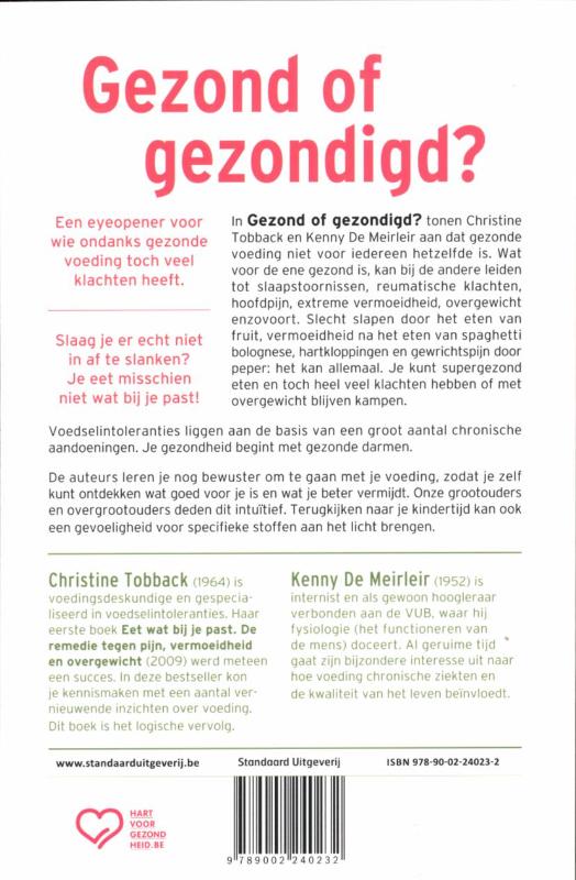 Achterkant van Gezond of gezondigd?