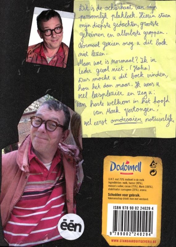Achterkant van Mark Vertongen