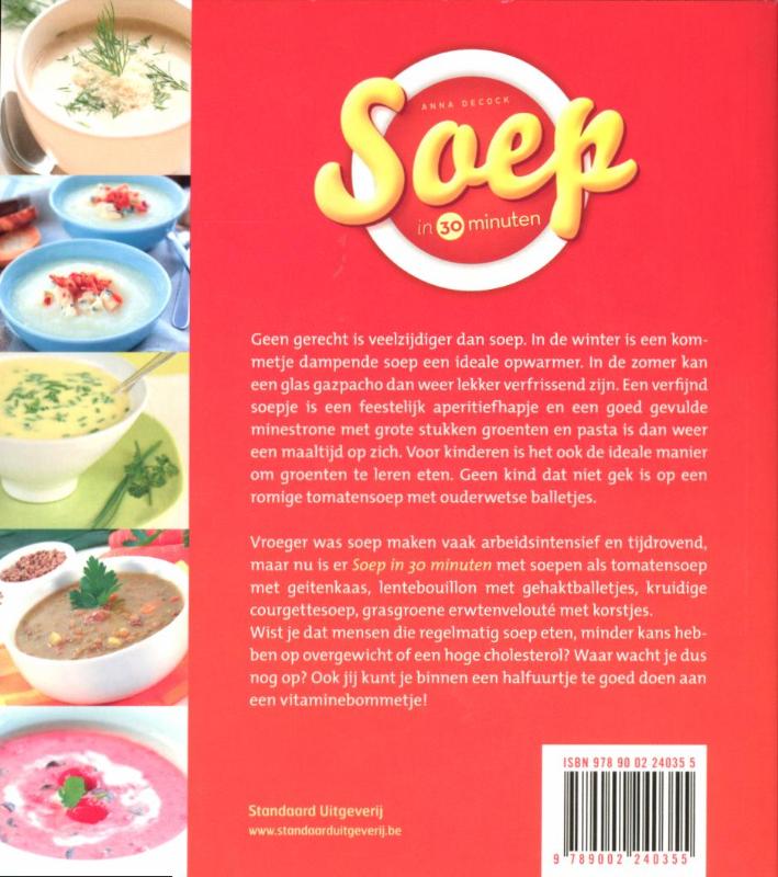 Achterkant van Soep in 30 minuten
