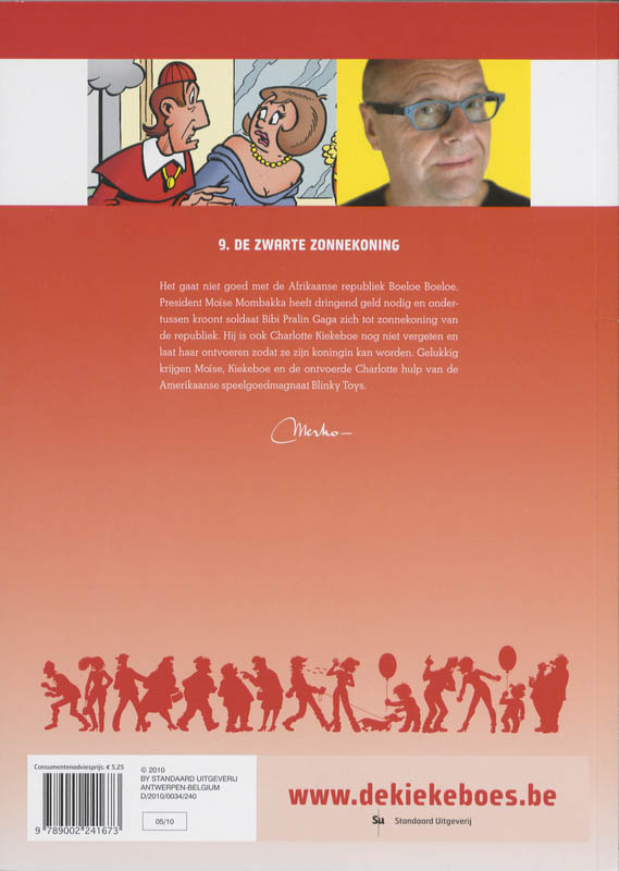 Achterkant van De zwarte zonnekoning