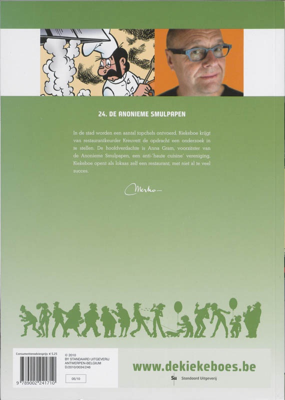 Achterkant van De anonieme smulpapen
