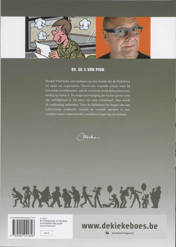 Achterkant van De S van pion