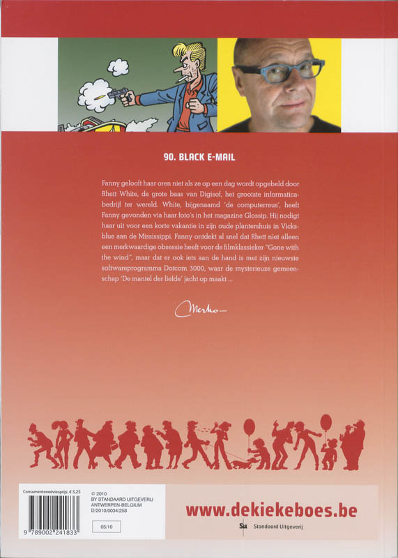 Achterkant van Black e-mail