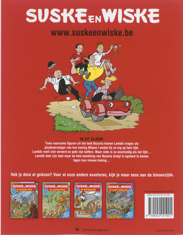 Achterkant van De speelgoedzaaier