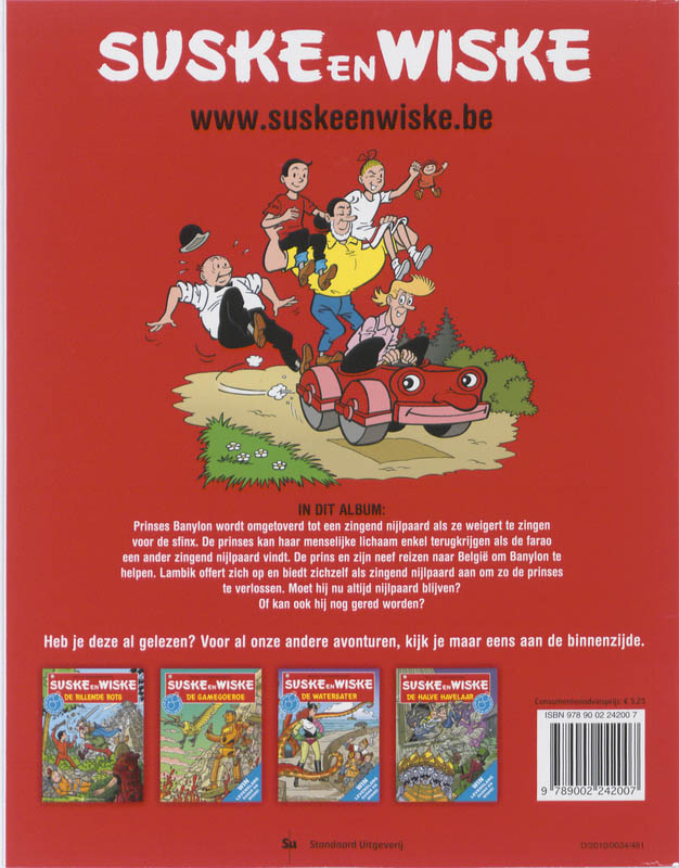 Achterkant van Het zingende nijlpaard