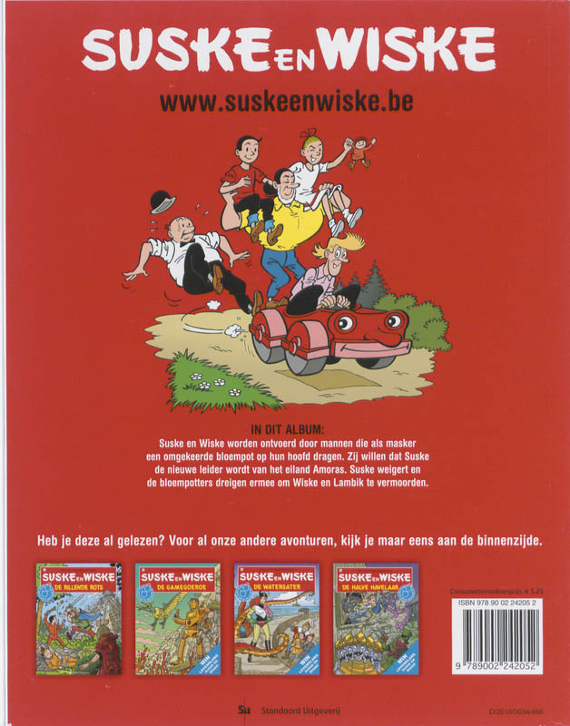 Achterkant van De stalen bloempot