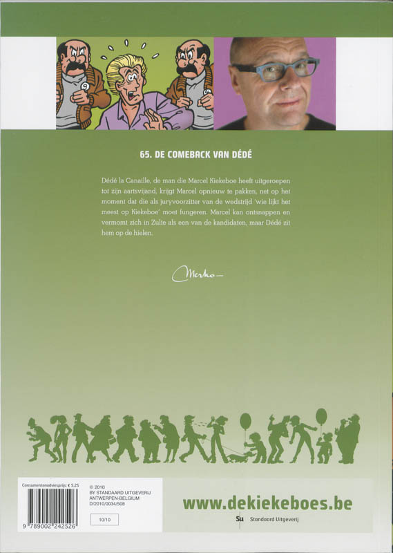 Achterkant van De come-back van Dede