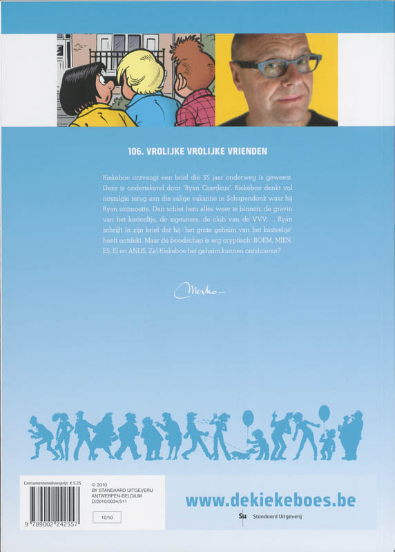 Achterkant van Vrolijke vrolijke vrienden
