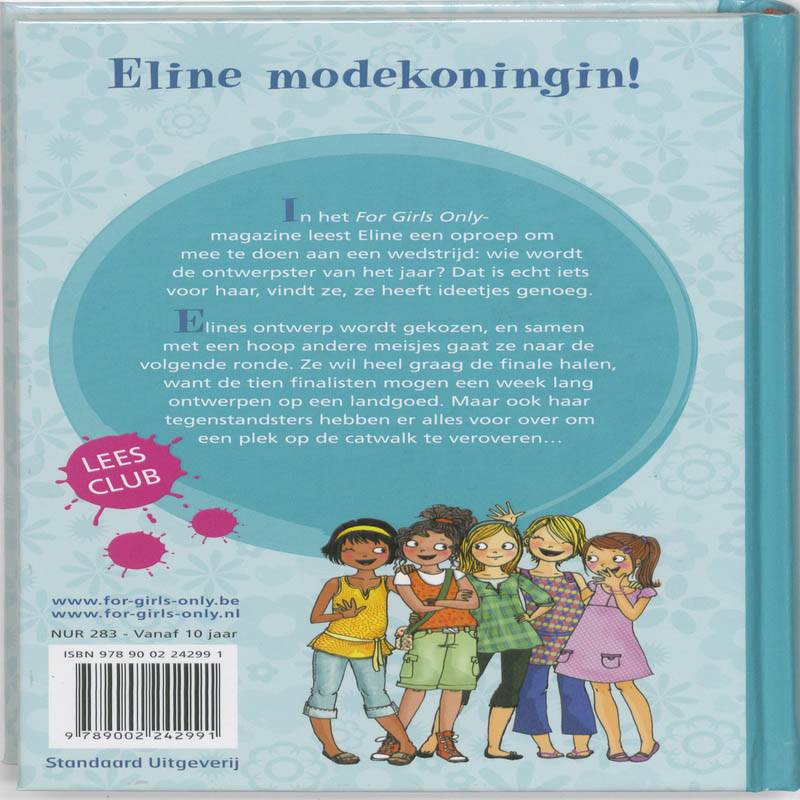 Achterkant van Eline modekoningin