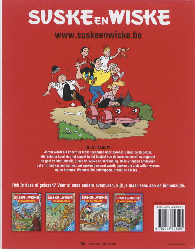 Achterkant van De spokenjagers
