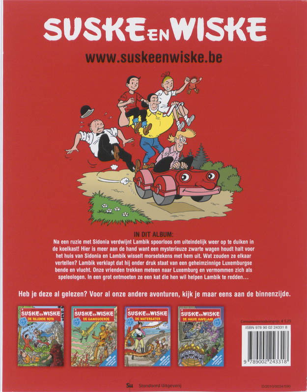 Achterkant van De koddige kater
