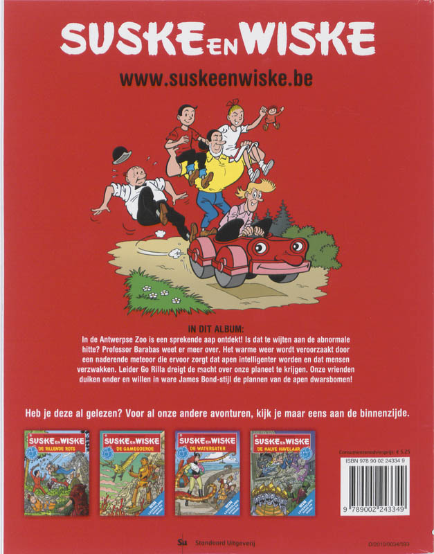 Achterkant van De apenkermis